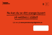 Allmän pension Orange kuvert